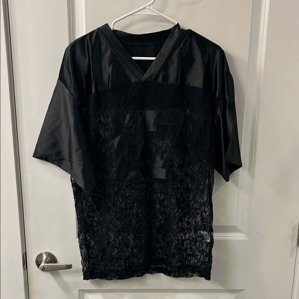 Shein Black Lace Jersey (large)